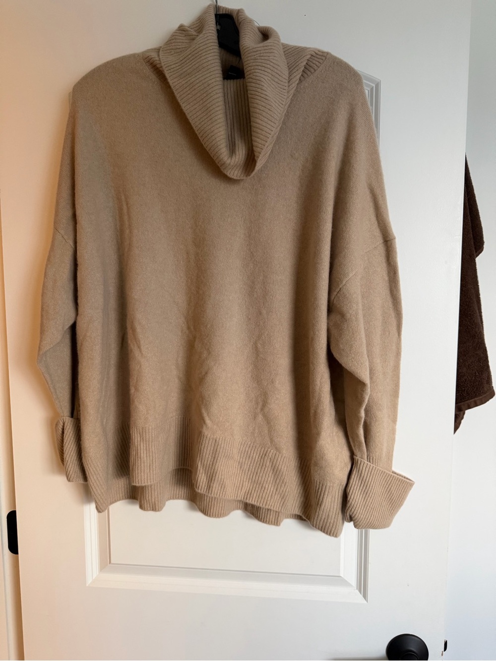 Banana Republic Women's Cashmere Turtleneck Sweater - camel